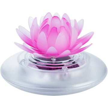 Lampe flottante étanche ER-SIICE pour piscine et étang, Lotus Lampes solaires pour décoration de piscine, étang et jardin, Lumières de jardin pour piscine
