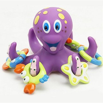 Floating Octopus Jouet de Bain Pieuvre Flottante Violet 18 Mois,-