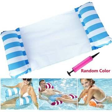 Flottantes Hamac Gonflable Bouées et matelas gonflables Hamac Flottant Chaise longue de piscine Flottantes Portable Flotteur Gonflable Piscine avec