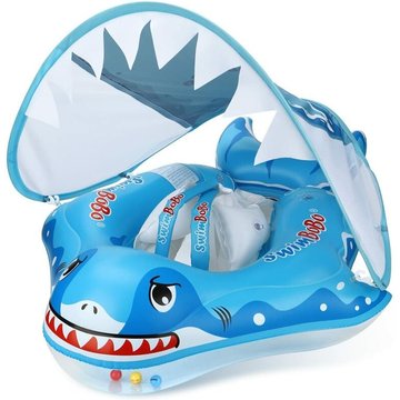 Flotteur de natation pour bébé avec auvent 3-12 mois entraîneur de nageur intelligent flotteur de piscine pour bébé taille l pour flotteurs de bébé