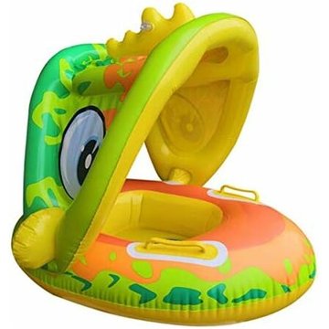 Piscine enfant Flotteur de piscine pour bébé avec pare-soleil - Anneau de natation gonflable pour bébé Floatie Spring Float Pool Fit Siège de