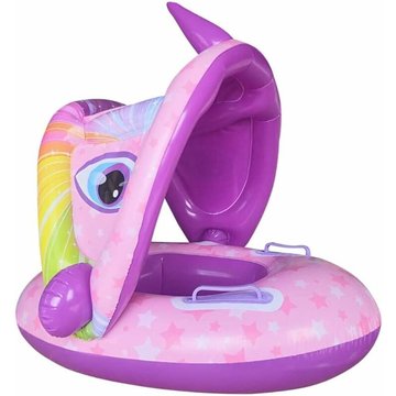 Baicccf - Piscine enfant Flotteur de piscine pour bébé avec pare-soleil - Anneau de natation gonflable pour bébé Floatie Spring Float Pool Fit Siège