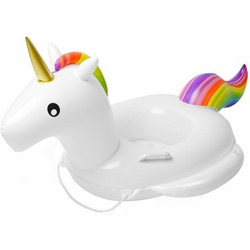 Flotteur de piscine SONIATKIA pour bébé Licorne - Floaties Toddlers - Anneau de natation gonflable avec poignées pour enfants de 1 à 6 ans
