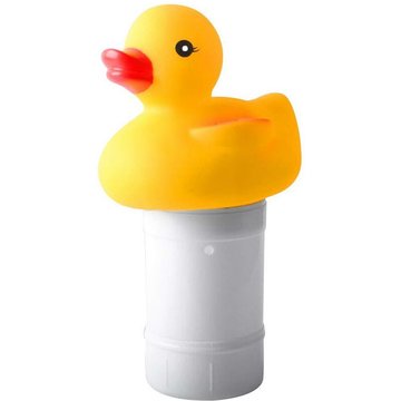 Flotteur doseur de piscine, doseur de chlore en forme de canard flotteur chimique flottant distributeur de chlore de piscine réglable flotteur
