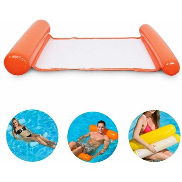 QDRECLOD - Flotteur gonflable pour piscine, hamac de natation, radeau flottant inclinable léger, siège, lit de hamac, tapis de chaise longue