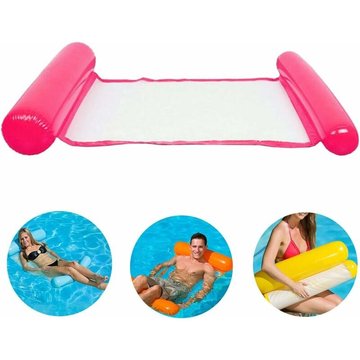Flotteur Gonflable Piscine WAHAISON - Hamac de Natation, Radeau Inclinable Léger, Siège, Lit de Hamac, Tapis de Chaise Longue avec Pompe