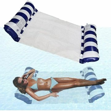 Flotteur Gonflable Piscine Flotteur Hamac Flottant de inclinable Flotteur Hamac d'eau Pliable Flottantes Hamac Portable Chaise Longue Flotteur