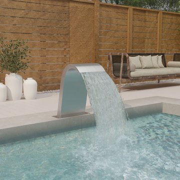 Vidaxl - Fontaine de piscine 50x30x60 cm Acier inoxydable