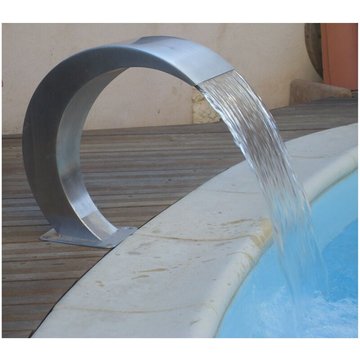 Cascade lame d'eau en inox pour piscine largeur 50 cm - AstralPool