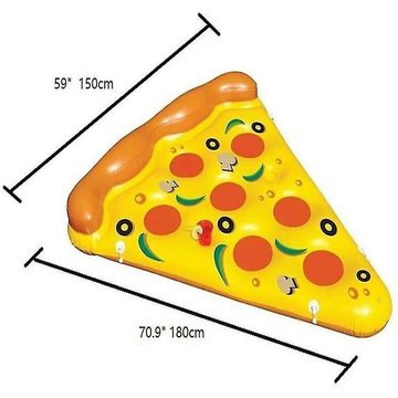 Géant 180cm Gonflable Pizza Slice Piscine Flotteurs Anneau de natation Rangée flottante Adultes Jouets aquatiques