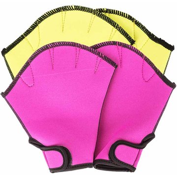 Gants de natation JORMFTTE Gants d'entraînement de natation en néoprène Palmés Fitness Gants de résistance à l'eau pour la piscine