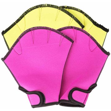 Gants de natation JORMFTTE Gants d'entraînement en néoprène Palmés Fitness Gants de résistance à l'eau pour la piscine