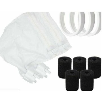 Sacs GGNRALNY pour Nettoyeur de Piscine en Nylon pour Polaris 280 ou 480, avec Pneus de Rechange en Gomme Tendre pour Polaris 180, 280, 360, 380, C10, C-10