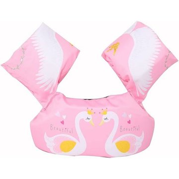 Gilet de Natation Enfant WAHAISON, Brassards de Natation 3-6 Ans, Gilet Flottant pour Piscine Enfants de 15 à 30 kg, Gilet de Flottement avec Serrure de Sécurité pour