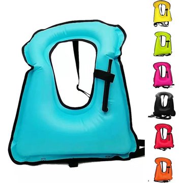 Gilet de natation, gilets de flottabilité gonflables-gilet de plongée portable pour la plongée, le surf, la natation, les sports nautiques en plein