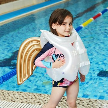 Thsinde - Gilet de natation, maillot de bain gonflable, maillot de bain gonflable, maillot de bain pour enfants gilet flottant, gilet de sauvetage