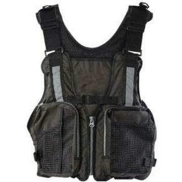 Cadeaux - Gilet de pêche à la dérive en bateau à flottabilité pour adulte noir