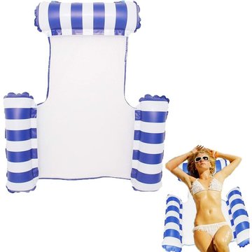 Gonflable Flottant Lit Hamac à Eau Lit, Flotteur Gonflable Piscine, Flotteur Hamac Hamac d'eau Multi-Usage Pliable Flottantes Hamac, Hamac à Eau,