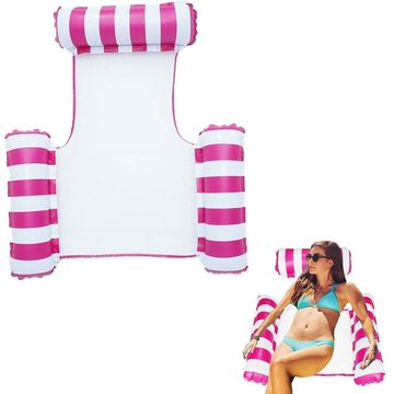 Gonflable Flottant Lit Hamac à Eau Lit, Flotteur Gonflable Piscine, Flotteur Hamac Hamac d'eau Multi-Usage Pliable Flottantes Hamac, Hamac à Eau,