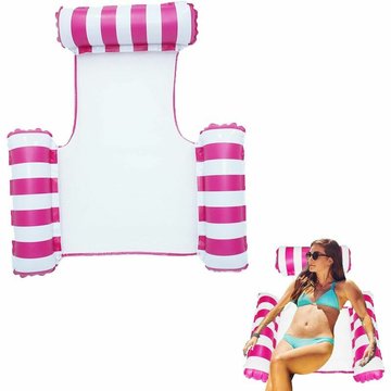 TUMALAGIA - Lit Hamac Flottant Gonflable pour Piscine, Flotteur Multi-Usage Pliable, Hamac d'Eau