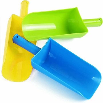 Grandes pelles de plage de sable pour enfants Ensemble de bêche de plage en plastique de 9 po