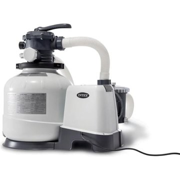 Groupe de filtration à sable Intex Piscine SX2800 8 m³/h pour piscine jusqu'à 56 m³ - Blanc