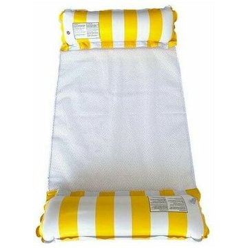 Hamac de natation AYYQH super léger pour la tête et les pieds : hamac gonflable piscine (matelas gonflable en filet) avec