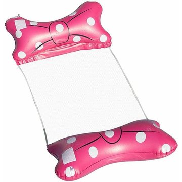 Hamac à eau gonflable pliable arc-en-ciel pour piscine, chaise longue flottante Rose rouge, HANBING