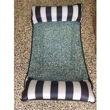 Hamac flottant SUNFLOWER, hamac de piscine gonflable, chaise longue flottante, hamac flottant pliant multifonctionnel pour plage flottante adulte (bleu)