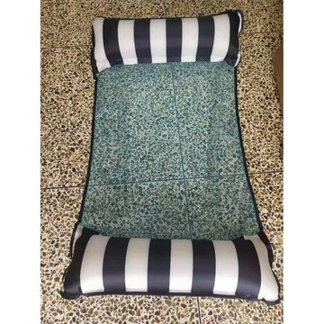 Monly - Hamac flottant, hamac de piscine gonflable, chaise longue flottante, hamac flottant pliant multifonctionnel pour plage flottante adulte (bleu