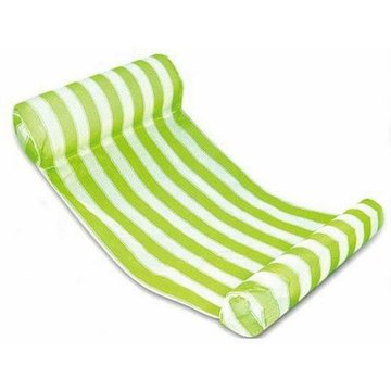 Hamac Gonflable Piscine AYYQH, Bouée Matelas Gonflable Facile pour Adultes, Chaise de Lit Flottant Portable d'eau pour Mer, Plage, Piscine, 132x70cm Vert, Lilaris