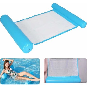 Tanabata - Hamac Gonflable Piscine, Hamac Flottant Gonflable, Hamac Piscine Adulte, Multi Usage Flottantes Hamac, Hamac Piscine 4-en-1, Hamac