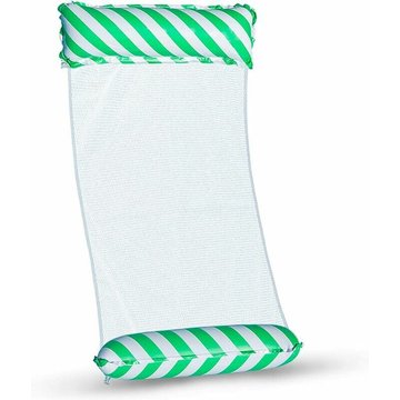 TUMALAGIA - Hamac gonflable piscine, Hamac gonflable à rayures, Matelas gonflable flottant, Pliable hamac d'eau, Hamac d'eau 4 en 1, Les meilleurs cadeaux