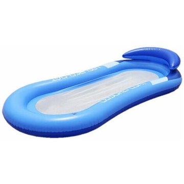 Hamacs d'eau, Hamac Floattant, Semi-immergé Recliner Lounge Filet Matelas Gonflable Flottant canapé à Eau Jouets de Piscine pour Adultes Enfants