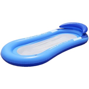Hamac d'eau MRETERNEL, Hamac flottant, Semi-immergé Fauteuil longue Filet Matelas gonflable flottant Canapé à eau Jouets de piscine pour adultes et enfants