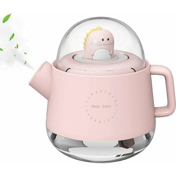 Humidificateur d'air bébé Ultrasonique TUMALAGIA avec brume Silencieuse et Veilleuse pour piscine, mini diffuseur portatif d'huiles essentielles, design théière magique