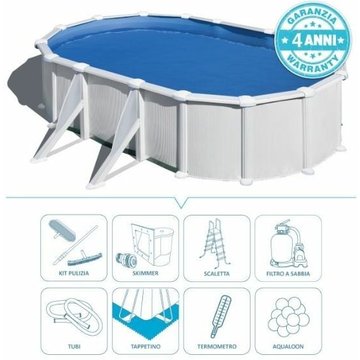 Ibiza SAN MARCO 610x375x132 cm piscine hors sol kit piscine or