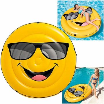 Île Smile Gonflable WAHAISON 173x27cm pour Piscine