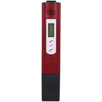 Instrumentation de conductivité Boom TDS Pen Analyseur de qualité de l'eau TDS-3 Stylo de mesure de l'eau pour piscine Rouge