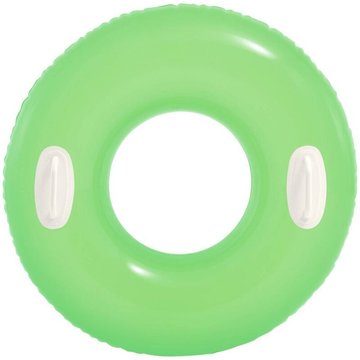 Intex Piscine - Bouée géante gonflable coloris acidulé avec 2 poignées, d 76 cm - Orange