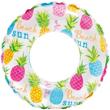 Intex Piscine - Bouée gonflable colorée et fun de 51 cm - Ananas