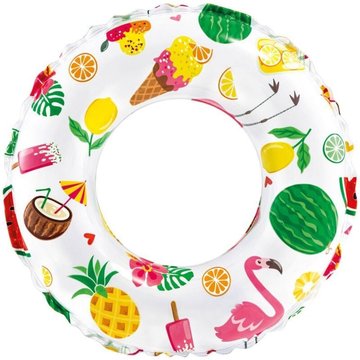 Intex Piscine - Bouée gonflable colorée et fun 51 cm - Multicolore