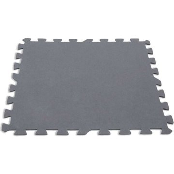 Intex Piscine carreaux - 8 pièces - 50x50 cm - Gris