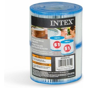 Intex Piscine - Cartouche filtrante S1 Spa - Pompe de filtration 2 x 1 pièces