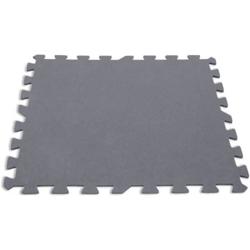 Carrelage de piscine Intex - tapis puzzle - 50x50 cm - 8 pièces - gris