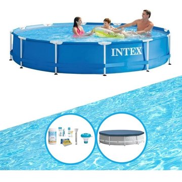 Piscine Intex Metal Frame 366x76 cm - Forfait Piscine - offrir