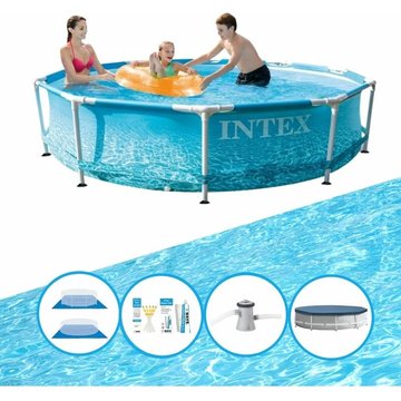 Intex Piscine Metal Frame avec accessoires - 305x76 cm - Prix compétitif, livraison rapide !