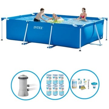Intex Piscine - Rectangulaire Frame 300x200x75 cm - Ensemble de piscine - Bleu