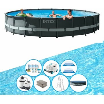 Intex Piscine Ultra XTR Frame - Avec accessoires - 610x122 cm - OFFERT
