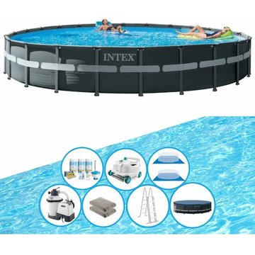 Intex Piscine Ultra XTR Frame - Avec accessoires - 732x132 cm - Offre